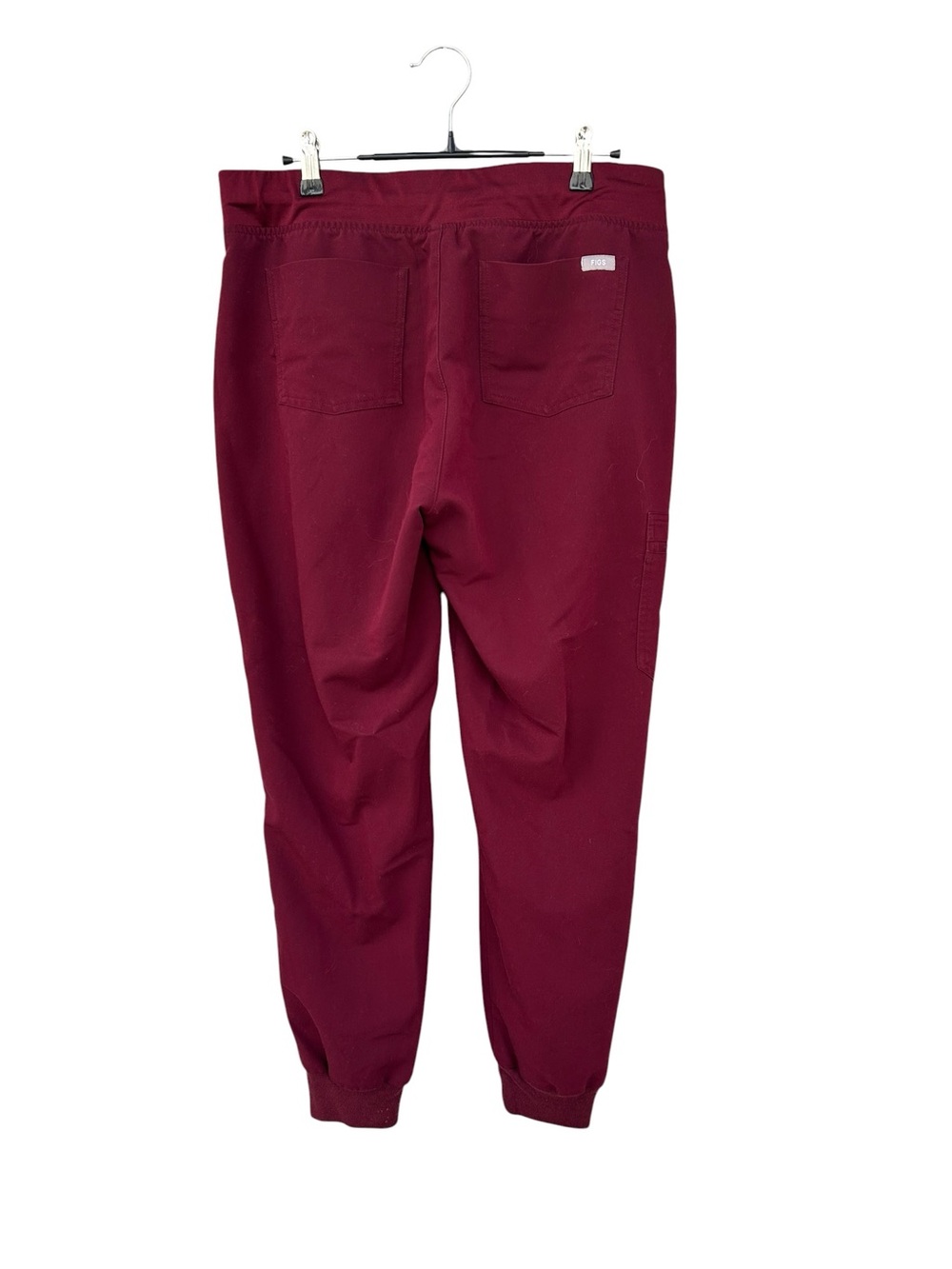 FIGS Woman’s Zamora Scrub Jogger Pant - PO #1777 Burgundy - Size Medium - Picture 4 of 11